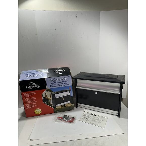 Gibraltar Mailsafe Lockable Security Wall Mount Mailbox MSK00000 - NO KEY Read* - Picture 1 of 13